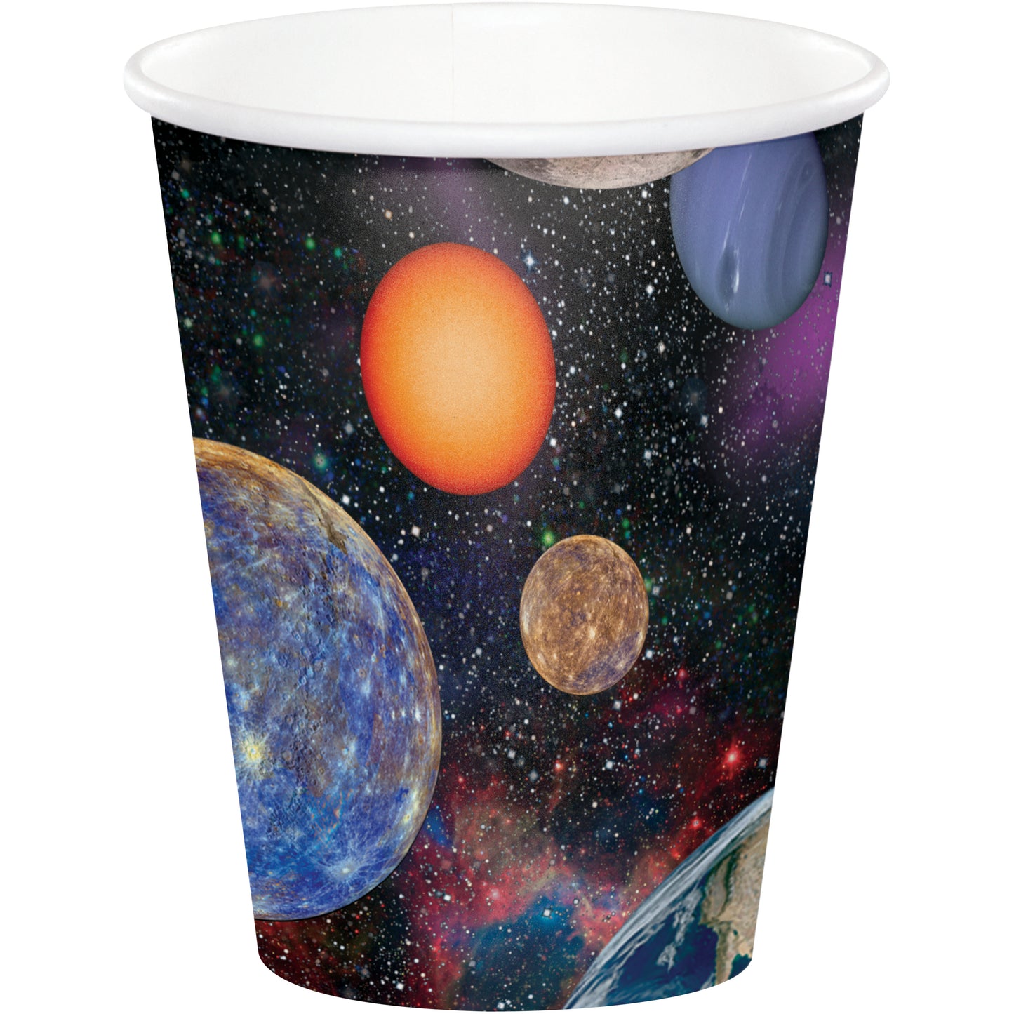 Vasos fiesta espacial x 8 UND